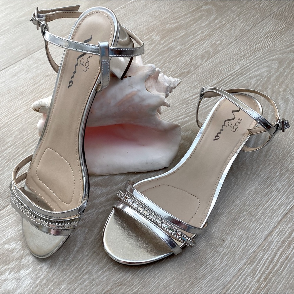 Silver & Crystal Sandals